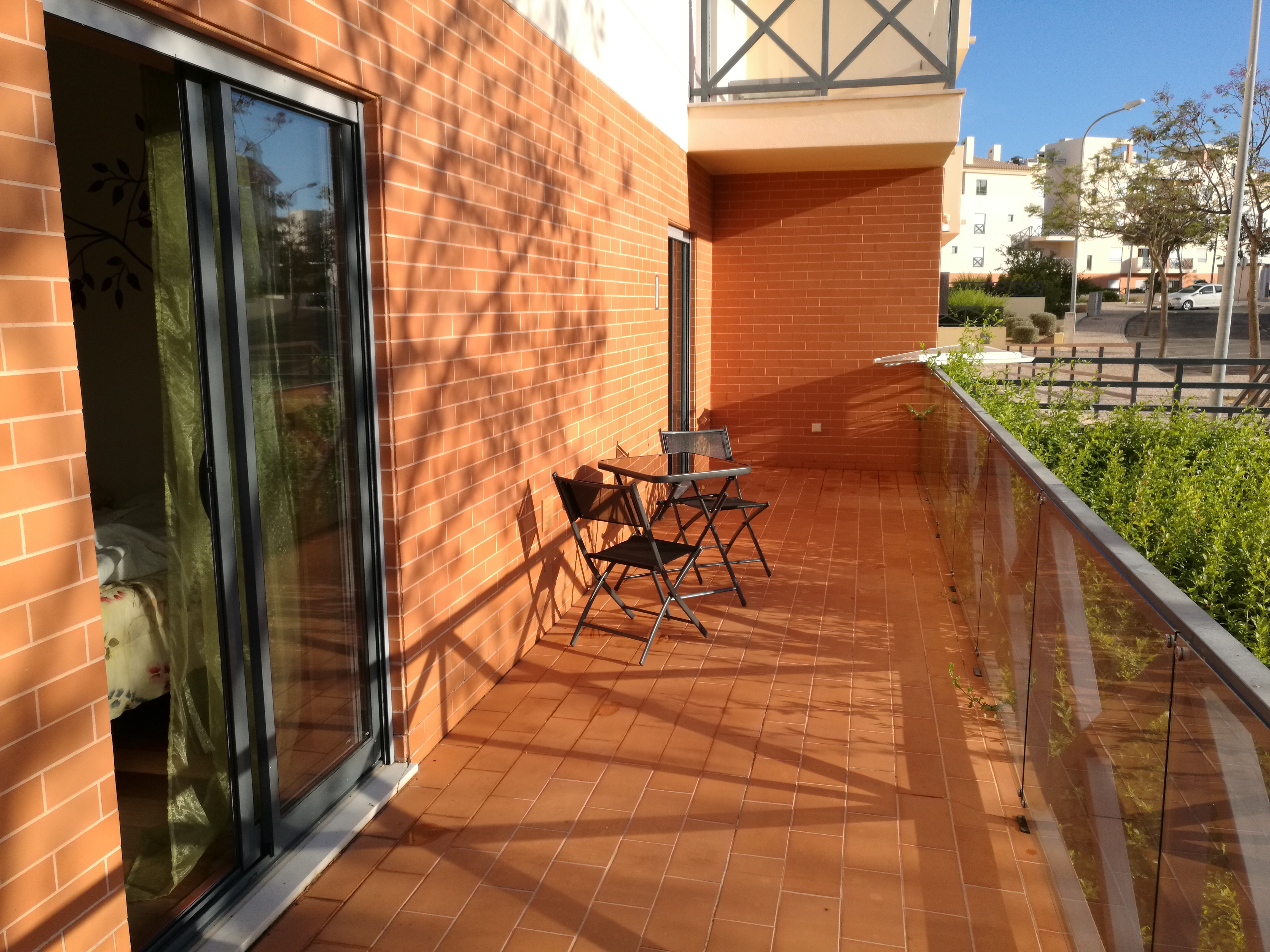 Terraza de las habitaciones