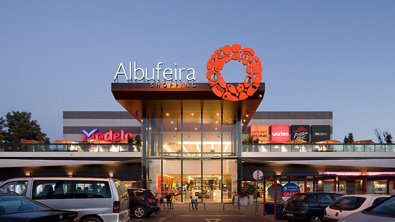 Albufeira Winkel centrum